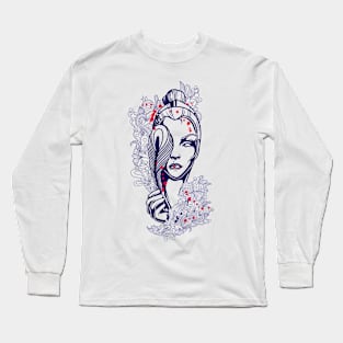 Frozen Face Long Sleeve T-Shirt